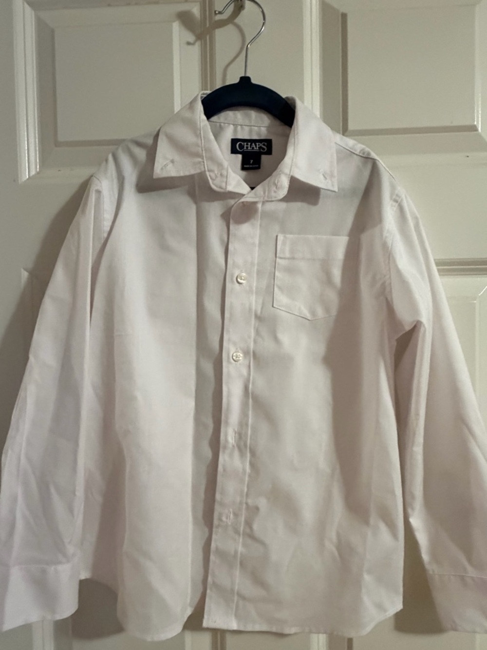 Chaps White Men’s Long-Sleeve Button Shirt
